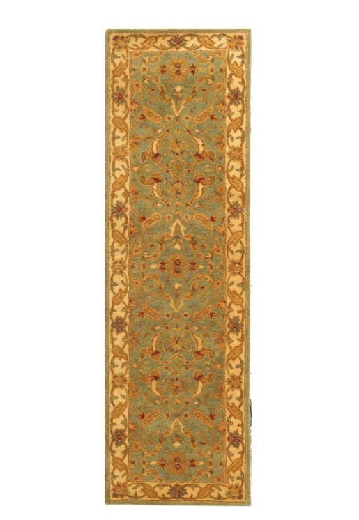 Safavieh Antiquity Collection AT311 Rug, Teal/Beige